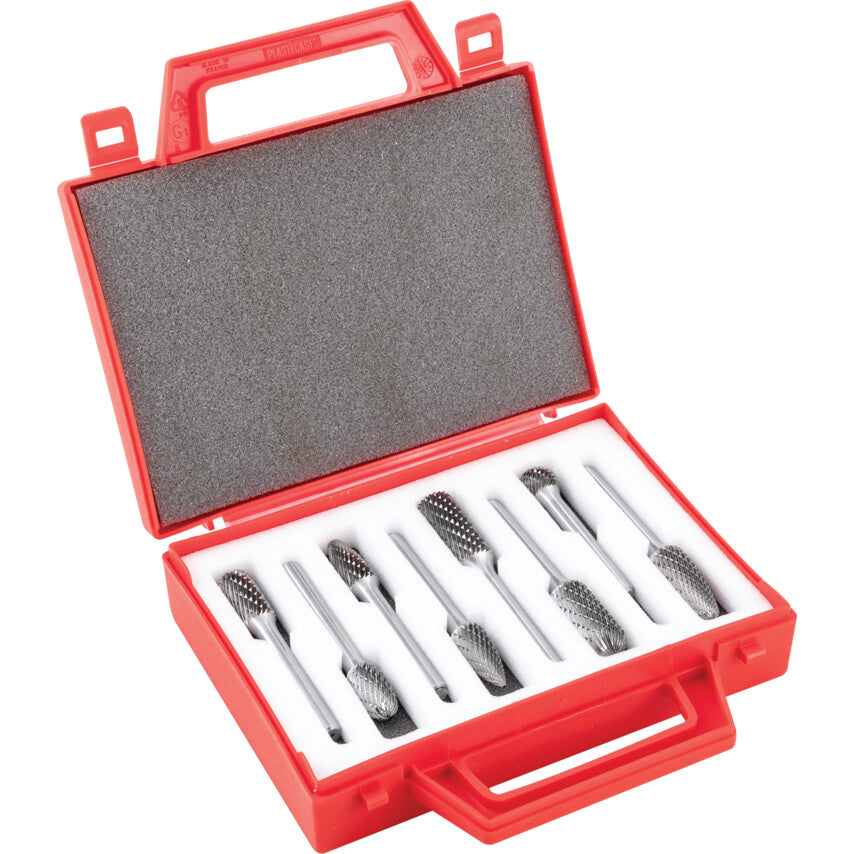8 PIECE BUR SET - 10 & 12MM DIA
