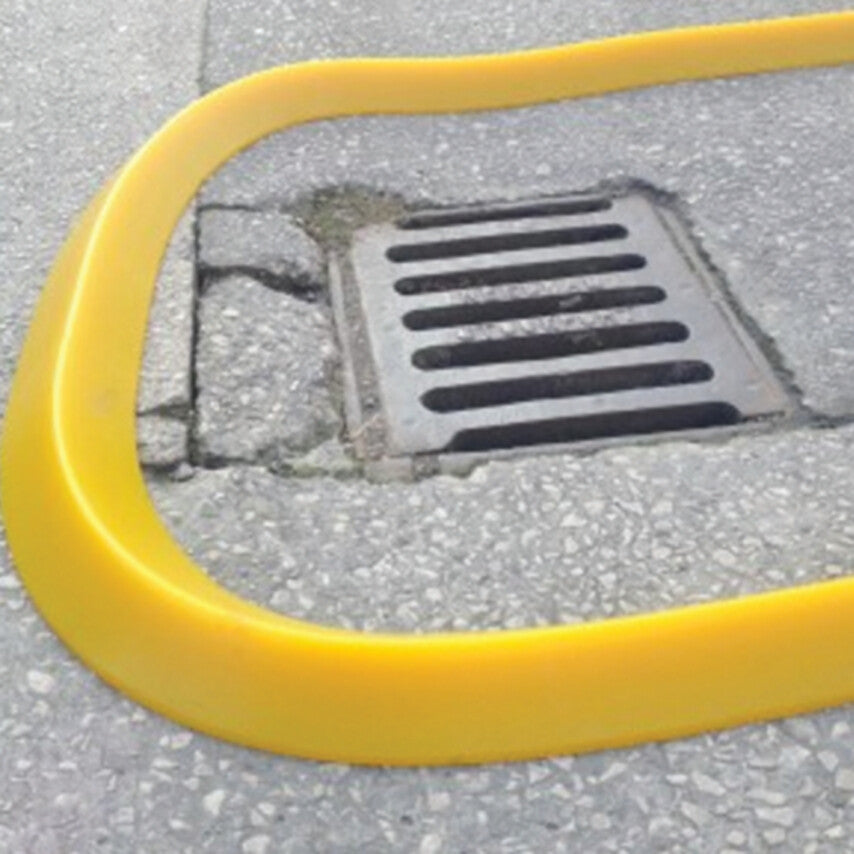 Polyurethane Spill Barrier, Suited For Oils & Chemicals, 6cm x 3m