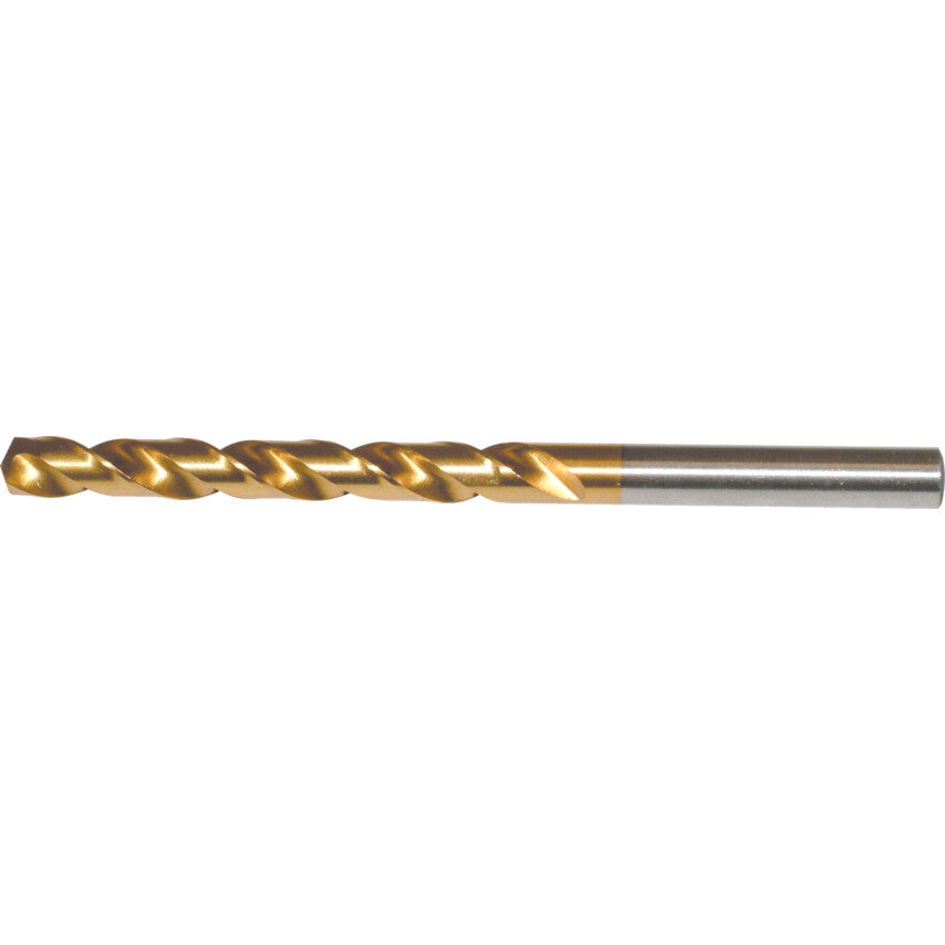 Jobber Drill, 10mm, High Helix, Cobalt High Speed Steel, TiN