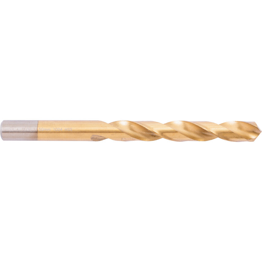Jobber Drill, 11.5mm, Normal Helix, High Speed Steel, TiN