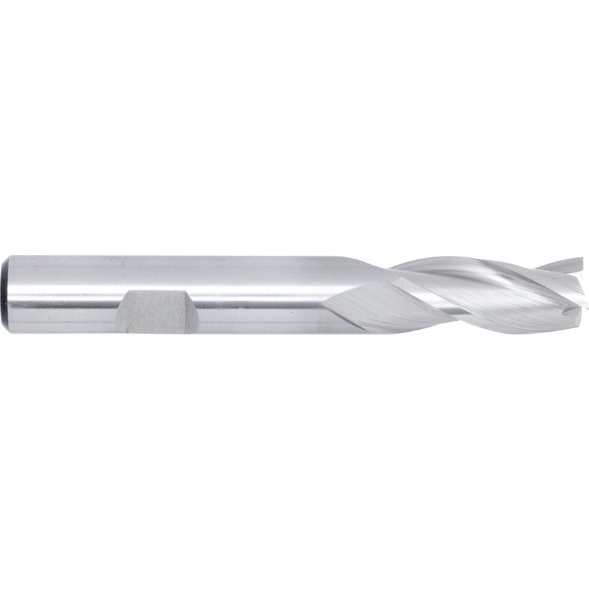 6, Regular, Slot Drill, 10mm, 3fl, Weldon Flat Shank, Cobalt High Speed Steel, Uncoated