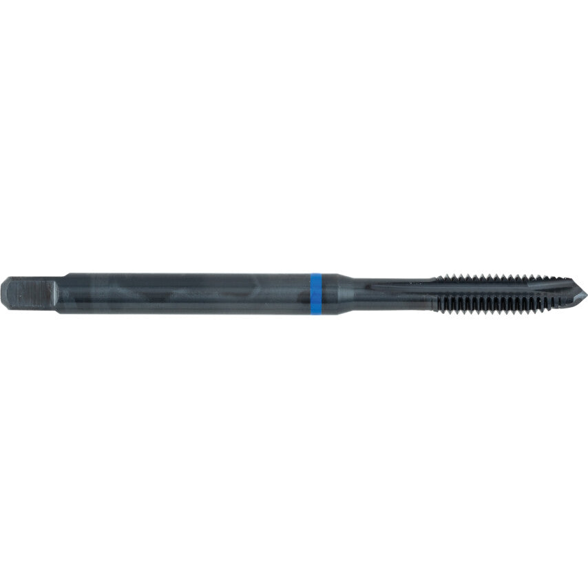 Machine Tap, M2 x 0.4mm, Metric Coarse, Spiral Point, Vanadium High Speed Steel, Steam Tempered, Blue