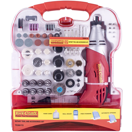 Tork Craft 170W Mini Rotary Tool & Accessory Kit