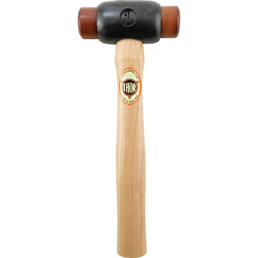Raw Hide Hammer, Wood Handle, Size 1, 0.59kg