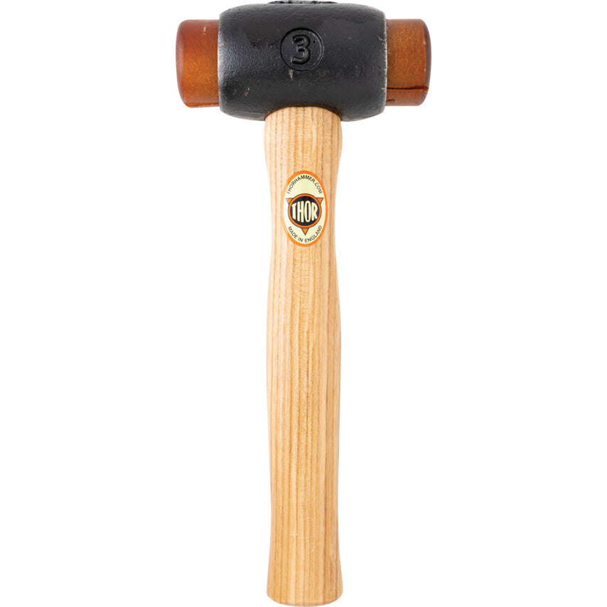 Raw Hide Hammer, Wood Handle, Size 3, 1.21kg