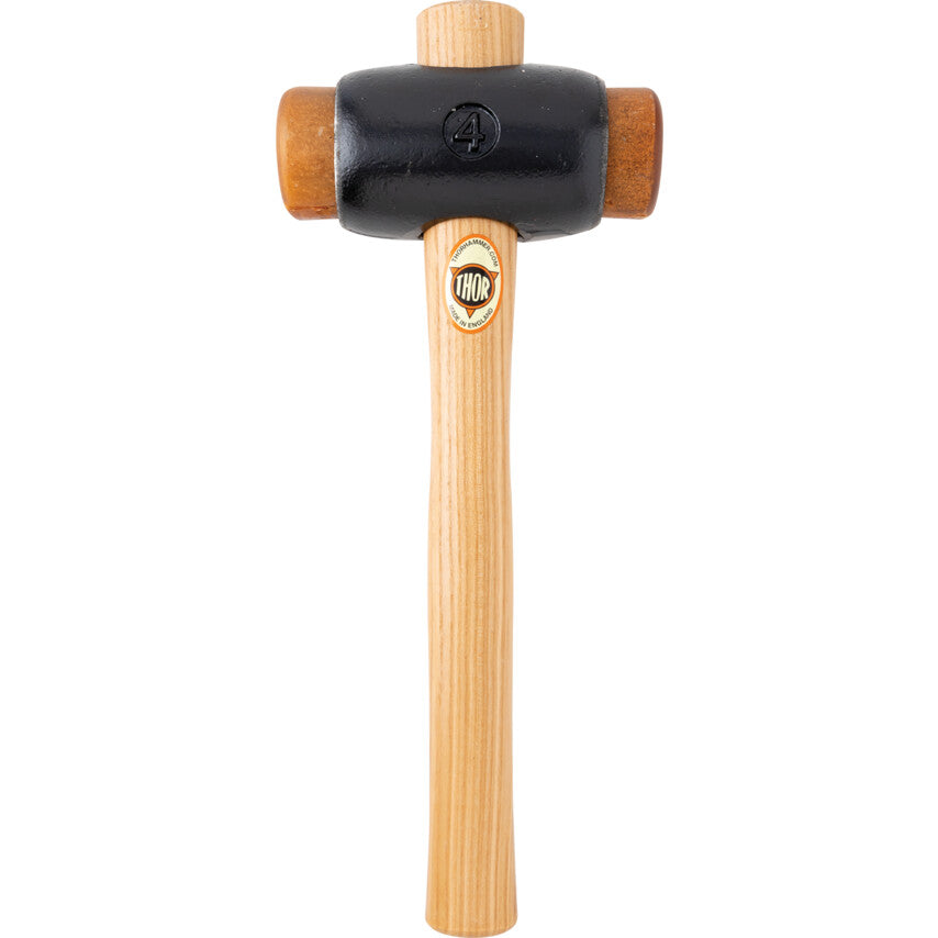 Raw Hide Hammer, Wood Handle, Size 4, 1.89kg