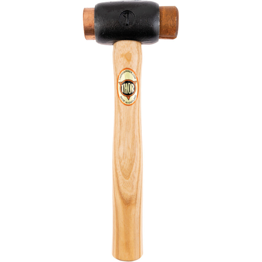 Copper / Rawhide Hammer, 25g, Wood Shaft, Replaceable Head
