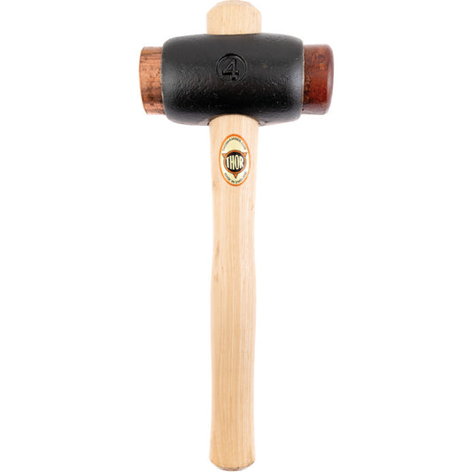 Copper / Rawhide Hammer, 84g, Wood Shaft, Replaceable Head