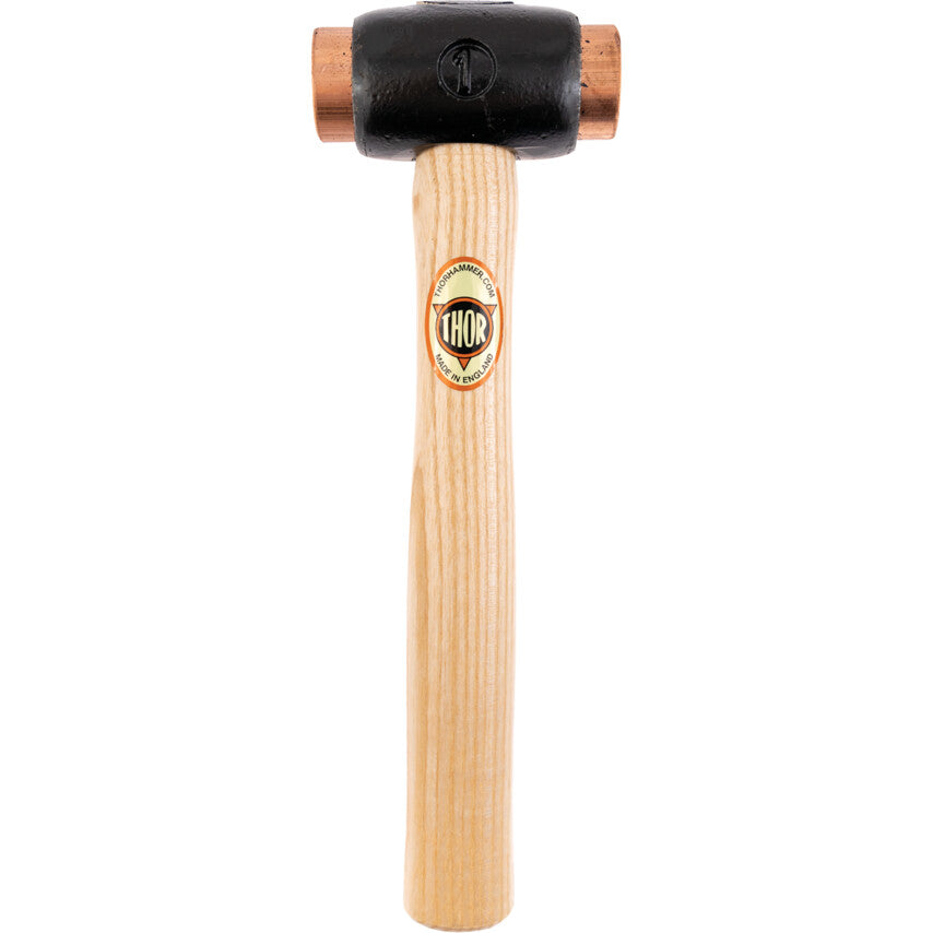 Copper Hammer, 830g, Wood Shaft, Replaceable Head