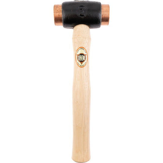 Copper Hammer, 1260g, Wood Shaft, Replaceable Head