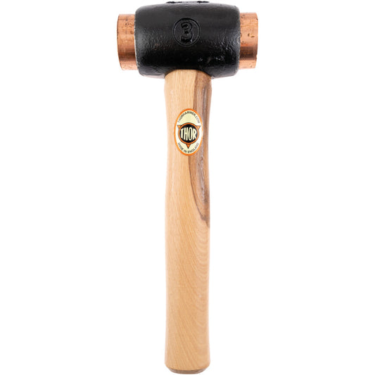 Copper Hammer, 1940g, Wood Shaft, Replaceable Head