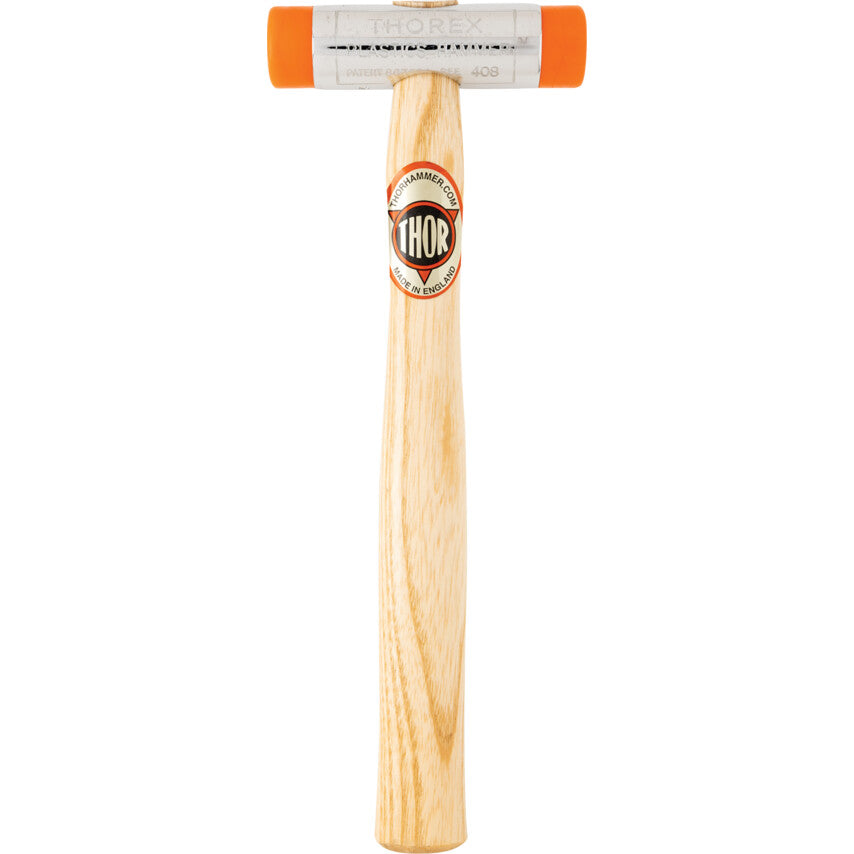 Plastic Hammer, 250g, Wood Shaft, Replaceable Head