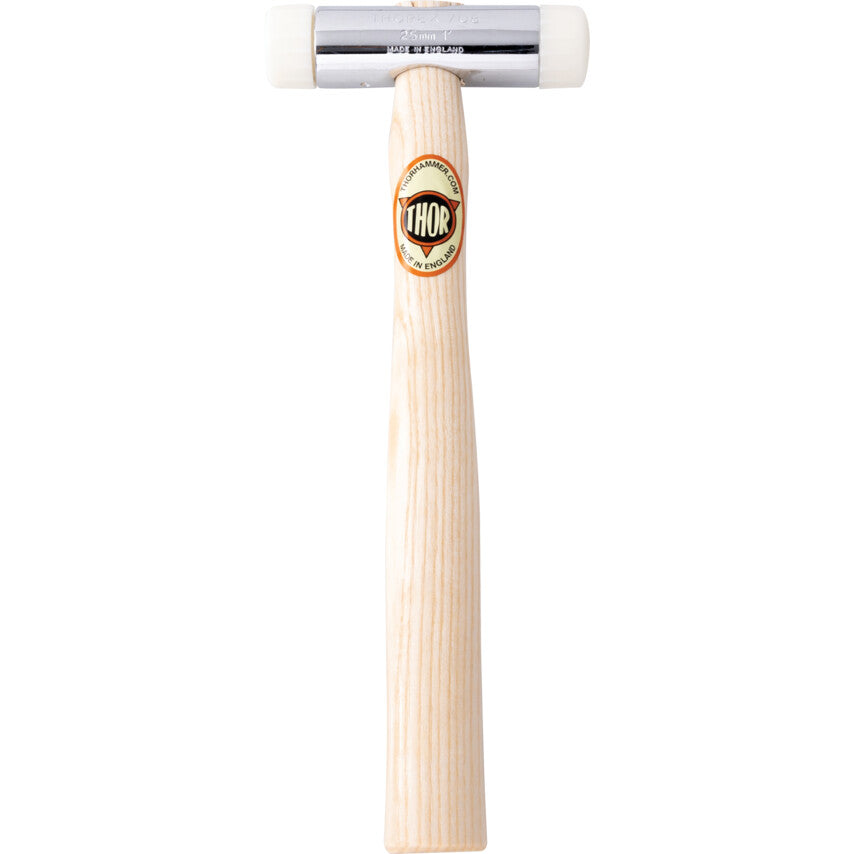 Nylon Hammer, 250g, Wood Shaft, Replaceable Head