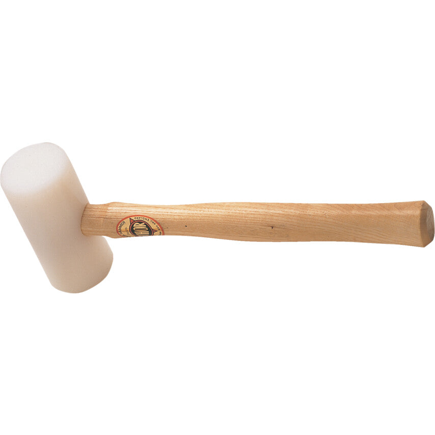8.5oz Plastic Mallet, Wood Shaft
