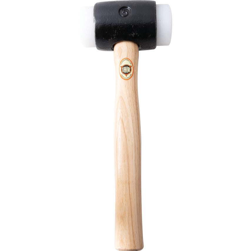 Polyethylene Hammer, 3100g, Wood Shaft, Replaceable Head