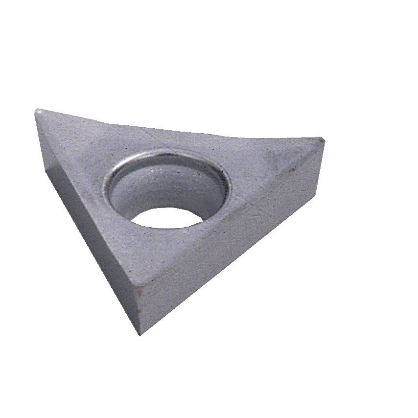 TCGT 16T308-AL, Turning Insert, Grade K10, Carbide, Triangle