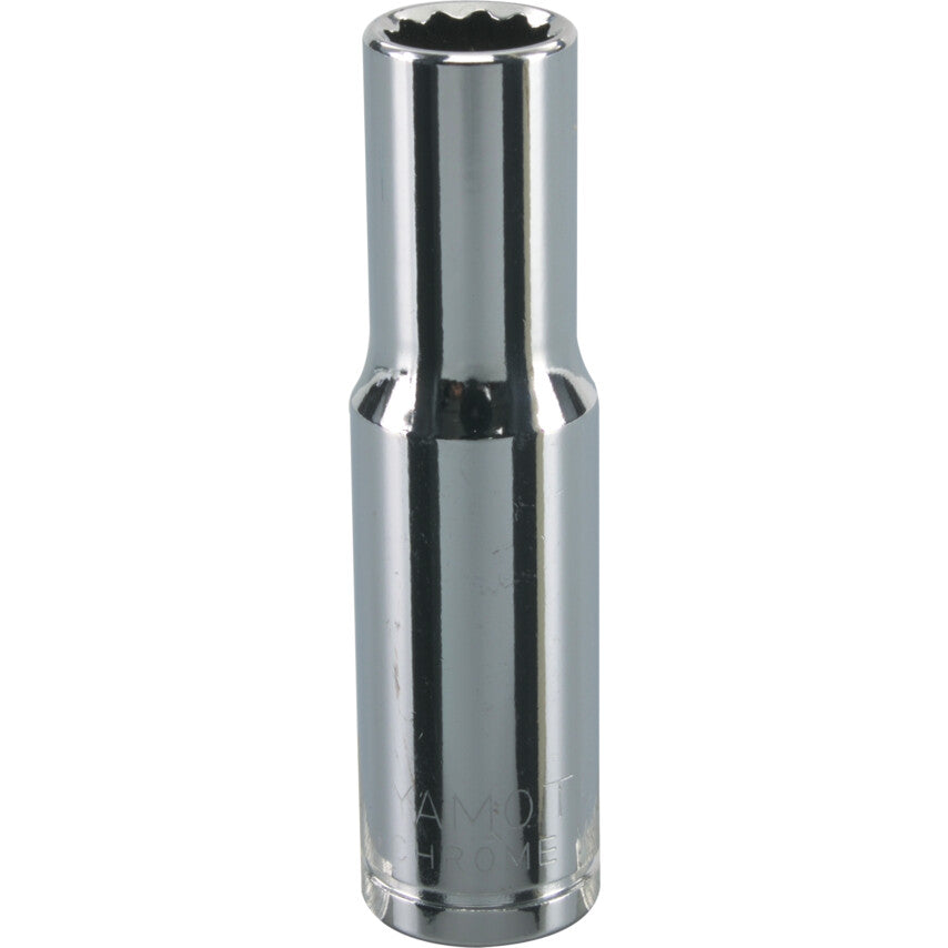 1/4in. Drive, Deep Bi-Hexagon Socket, 5mm, Metric, Polished Finish