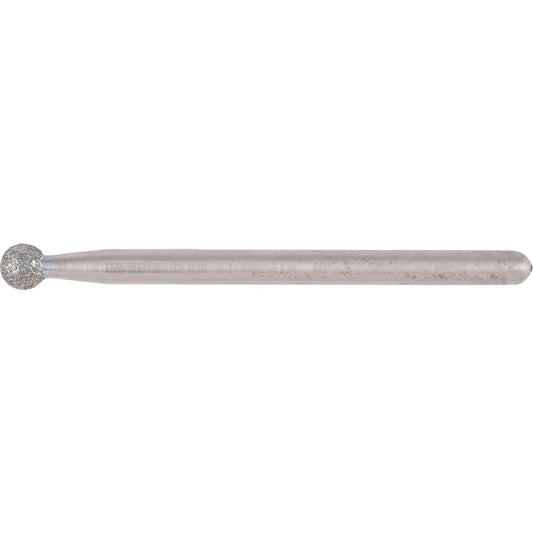 D4, Rotary Burr, Diamond, Single Cut, 4mm, Ball