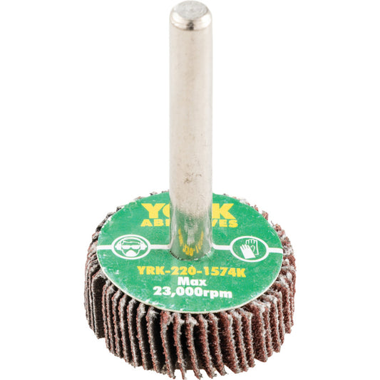 Flap Wheel, 30 x 10mm, P80, Aluminium Oxide, 6mm Shank