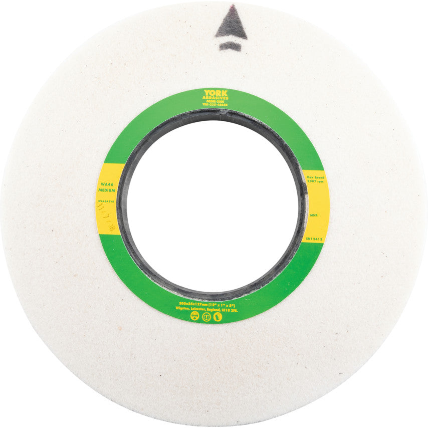 Grinding Wheel, 300 x 25 x 127mm, A46, Aluminium Oxide