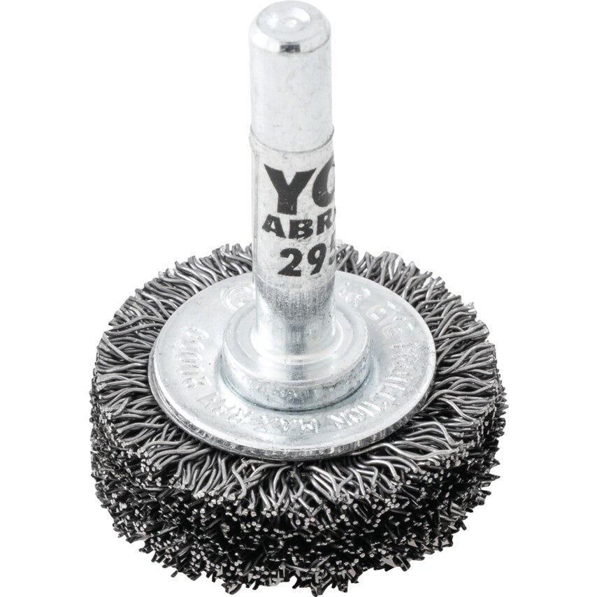 30x10mm Shaft Mounted Rotary Wire Brushes 30SWG.