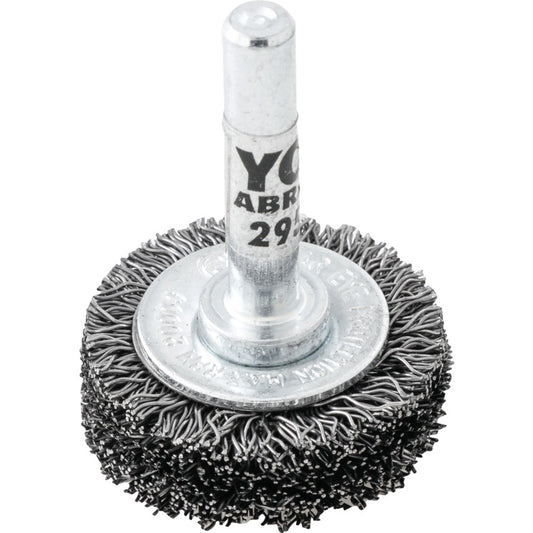 60x20mm Shaft Mounted Rotary Wire Brushes 30SWG.