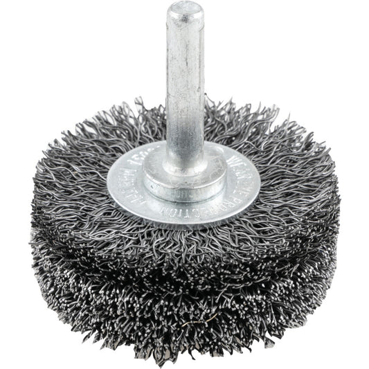 30x5mm Shaft Mounted Rotary Wire Brushes 30SWG.